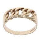 9ct Yellow Gold Curb Patterned Ring