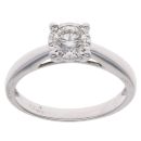 18ct White Gold 0.50ct Brilliant Cut Diamond Solitaire Ring