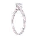 9ct White Gold 0.50ct Diamond Solitaire Ring