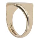 9ct Yellow Gold Three Star Signet Ring