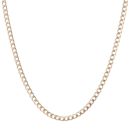 9ct Yellow Gold Curb Chain 22"