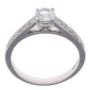 Platinum 0.70ct Brilliant Cut Diamond Solitaire Ring