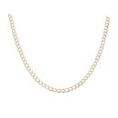 9ct Yellow Gold Curb Chain 18"