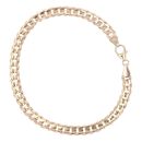 9ct Yellow Gold Curb Bracelet 8"