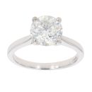 18ct White Gold 2.54ct Diamond Solitaire Ring