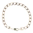 9ct Yellow Gold Curb Bracelet 8"