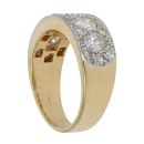 18ct Yellow Gold 2.25ct Brilliant Cut Diamond Fancy Ring