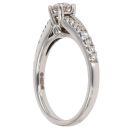 18ct White Gold 0.52ct Brilliant Cut Diamond Solitaire Ring