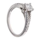 18ct White Gold 0.76ct Brilliant Cut Diamond Solitaire Ring