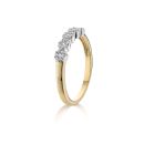 9ct Yellow Gold 0.21ct Diamond Ring