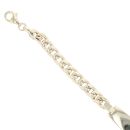 Children's 14ct Yellow Gold Curb ID Bracelet 6"