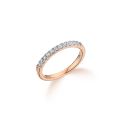 9ct Rose Gold 0.25ct Diamond Eternity Ring