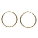 14ct Yellow Gold Hoop Earrings