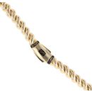 14ct Yellow Gold Monaco Loop Plain Lock Chain 20"