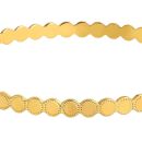 22ct Yellow Gold Bangle With Circles and texture