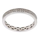 9ct White Gold 0.50ct Brilliant Cut Diamond Full Eternity Ring
