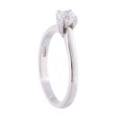Platinum 0.33ct Diamond Solitaire Ring