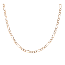 9ct Yellow Gold Figaro Chain 22"