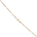 9ct Yellow Gold Figaro Chain 18"