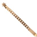 9ct Yellow Gold ID Curb Bracelet 7.5"