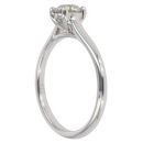 14ct White Gold 0.50ct Brilliant Cut Diamond Solitaire Ring