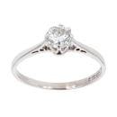 18ct White Gold 0.50ct Diamond Solitaire Ring