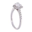 Platinum 1.50ct Heart Diamond Solitaire Ring