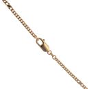 9ct Yellow Gold Curb And Infinity Links Chain 18"