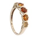 9ct Yellow Gold Citrine Five Stone Ring