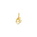 22ct Yellow Gold Om Pendant with Ganesh Design