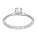 18ct White Gold 0.33ct Diamond Solitaire Ring