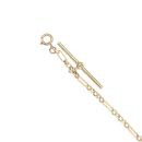 9ct Yellow Gold Fancy T-Bar Bracelet 7.5"
