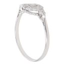 18ct White Gold 0.30ct Brilliant Cut Diamond Cluster Ring