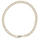 9ct Yellow Gold Curb Bracelet 10"