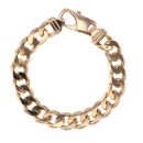 9ct Yellow Gold Curb Bracelet 9"
