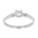 9ct White Gold 0.33ct Diamond Solitaire Ring