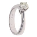 18ct White Gold 0.75ct Brilliant Cut Diamond Solitaire Ring
