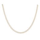 9ct Yellow Gold Square Curb Chain 18"