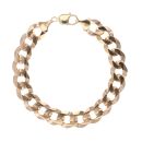 9ct Yellow Gold Curb Bracelet 9"