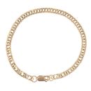 9ct Yellow Gold Double Curb Bracelet 7"