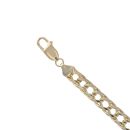 9ct Yellow Gold Double Curb Bracelet 8.5"
