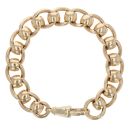 9ct Yellow Gold Rollerball Bracelet 9"