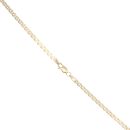 9ct Yellow Gold Flat Mariner Chain 18"