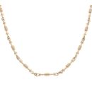 9ct Yellow Gold Barrel Patterned Fancy Chain 30"