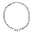 Silver Fancy Duo Bracelet 7.5" By Icesia
