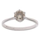 9ct White Gold 0.60ct Brilliant Cut Diamond Solitaire Ring