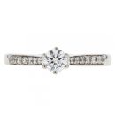 Platinum 0.30ct Diamond Solitaire Ring