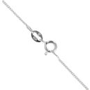 Silver Cubic Zirconia Fancy Pendant And Chain 18" By Icesia