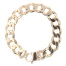 9ct Yellow Gold Curb Bracelet 9"