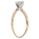 14ct Yellow Gold 0.31ct Pear Cut Diamond Solitaire Ring